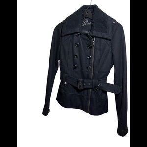Guess Wool Blend Pea Coat. Size SP